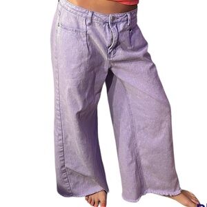 Low Waisted Wide Leg Jeans Size 8 / 10
